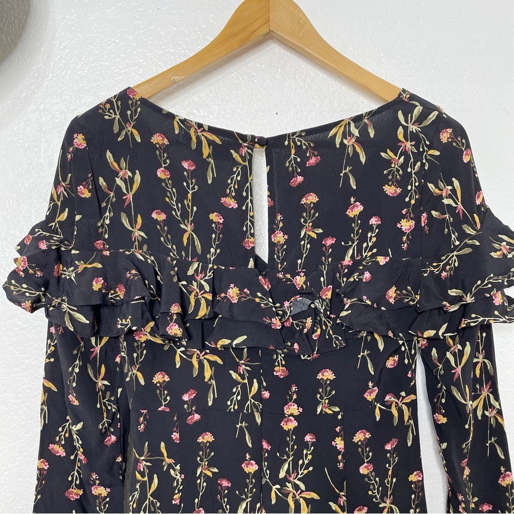 REVOLVE LIKELY • NWT Amira Floral Ruffles Long Sleeve Romper - Picture 9 of 10